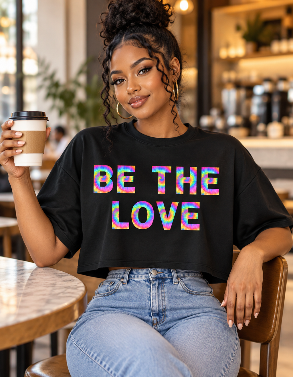 Be the Love Relaxed Crop Tee