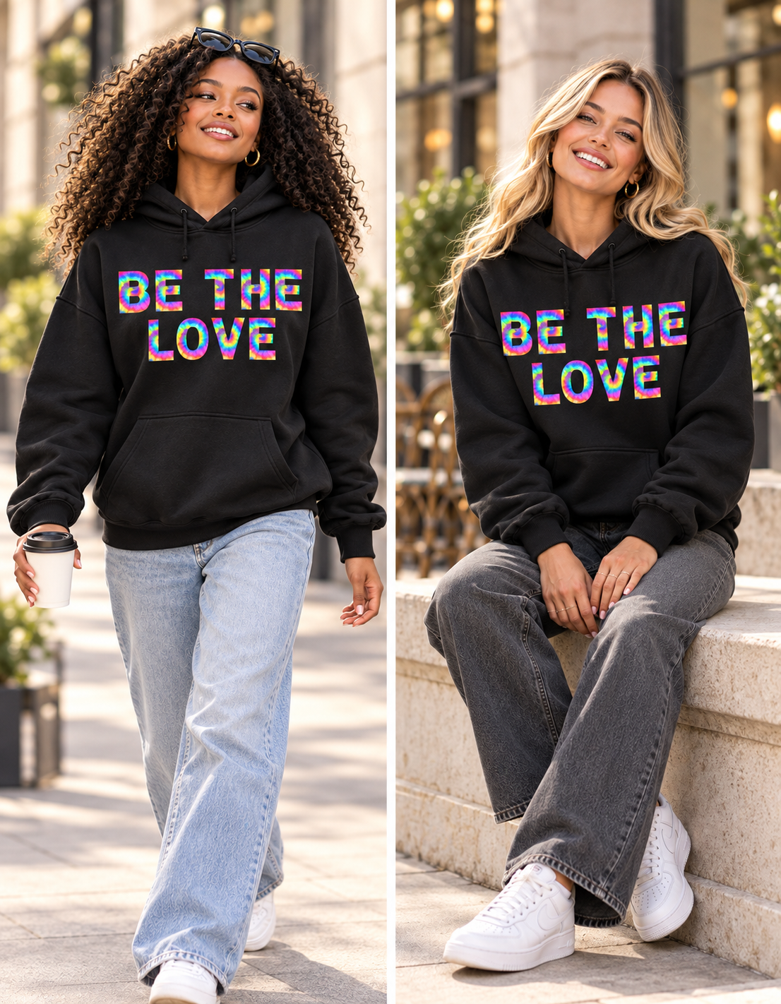 Be the Love Oversized heavyweight hoodie